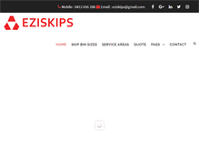 Tablet Screenshot of eziskips.com.au